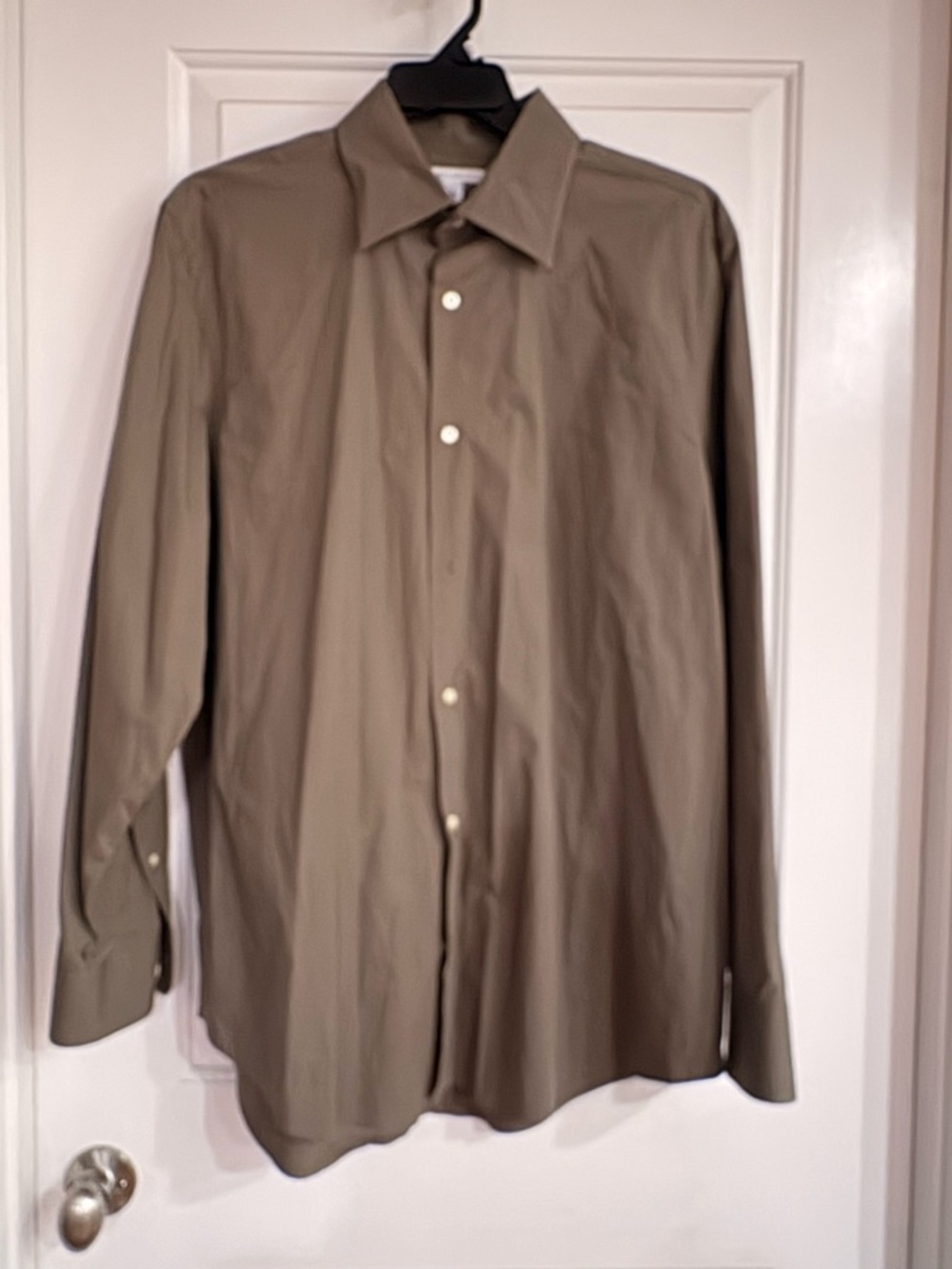 Banana Republic Olive-Tone Dress Shirt